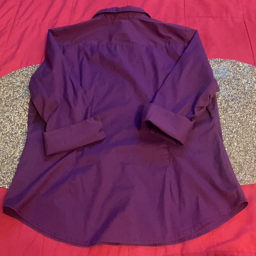 Worthington Dress Shirts - Size 12/L - Blue & Purple - Picture 8 of 9